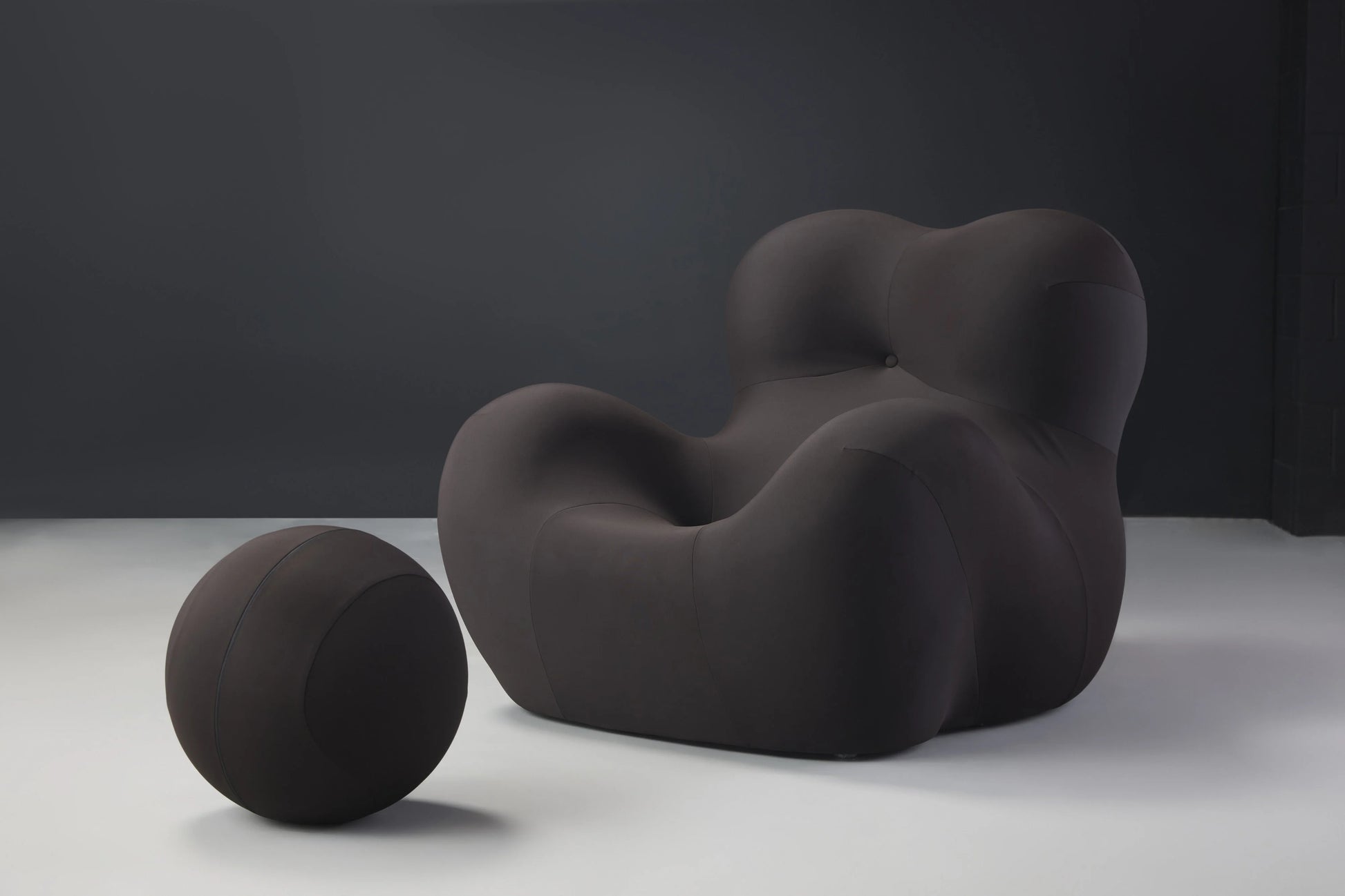 Milan Single Sofa Couch - Brown