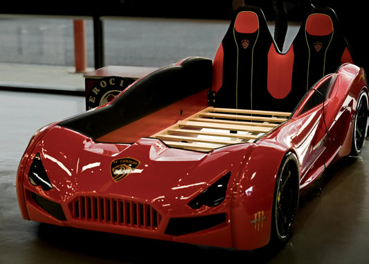 Oto Kids Bed - Red Car