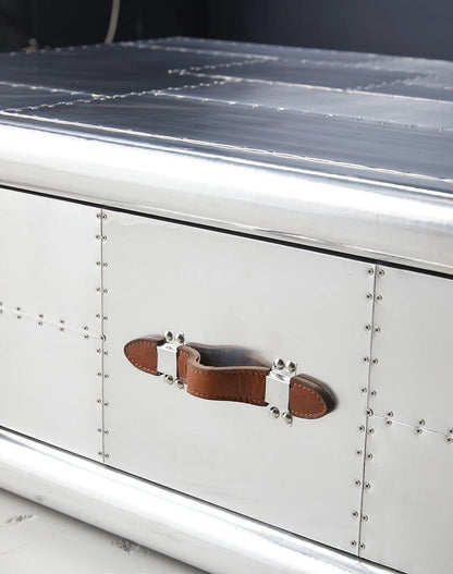 Vintage Coffee Table With Concealed Drawer
