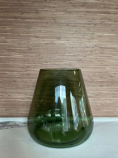 Vo2 Green Tempered Glass Vase